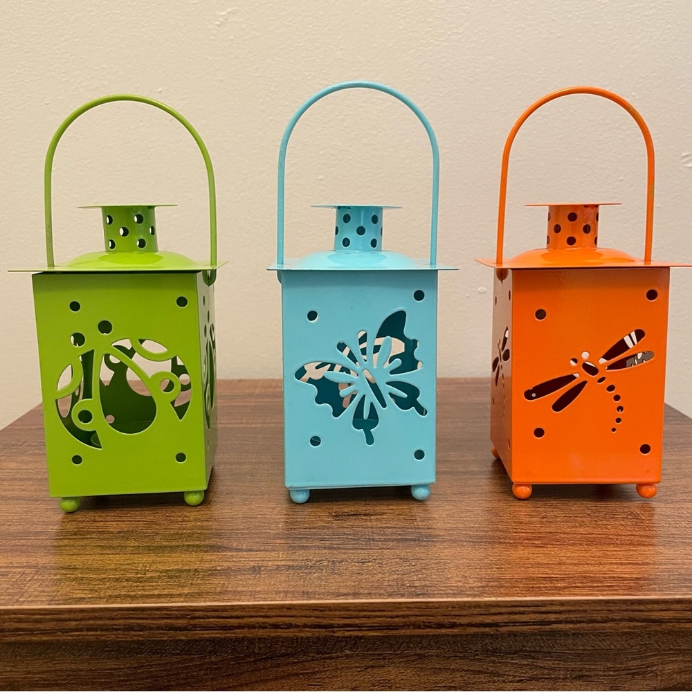 Colorful Metal Lanterns
